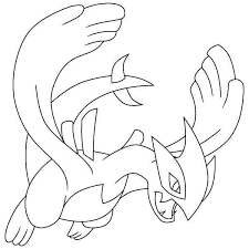 This cute little pokémon is water type and is seen right from the beginning of the pokémon days. Lugia Legendary Pokemon Coloring Page Pokemon Coloring Pages Pokemon Coloring Disney Princess Coloring Pages
