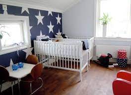 Wandfarbe Kinderzimmer Junge Marineblau Weisse Sterne Kinder Zimmer Wandfarbe Kinderzimmer Kinderzimmer