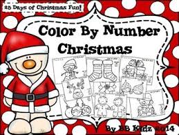 Best 25 christmas coloring pages ideas on pinterest. Pin On Color By Number Christmas Kindergarten