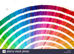 Rainbow Sample Colors Catalogue In Many Shades Of Colors Or