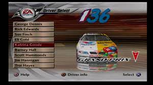 Et on fs1, siriusxm, and motor racing network. Nascar Thunder 2003 Katrina Goode Talladega Youtube