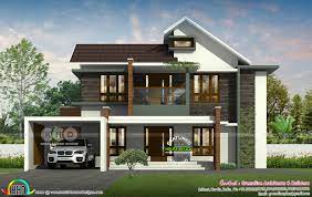 These modern home designs are unique and have customization options. 4 Bedroom 2500 Sq Ft Modern Contemporary House Kerala Home Design And Floor Plans 8000 Houses