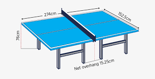 What is the size of a table tennis table? The Laws Of Table Tennis Ping Pong Table Size Transparent Png 655x340 Free Download On Nicepng