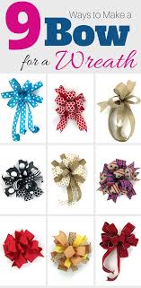 A wide ribbon, a thinner ribbon, and your scissors. 9 Ways To Make A Bow For A Wreath Southern Charm Wreaths Wreath Crafts How To Make Bows Christmas Bows