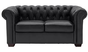 Black sofas & couches : Buy Habitat Chesterfield 2 Seater Leather Sofa Black Sofas Argos