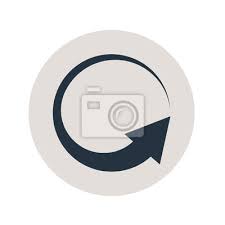 For best results, the image should be properly prepared before converting it. Icono Plano Flecha Giratoria En Circulo Gris Fototapete Fototapeten Neustart Aufladen Ruckgangig Myloview De
