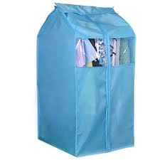 Neufu Housse Rangement Vetement Sac Etui Antipoussiere Protection Manteau Costume Robe Bleu Achat Vente Housse De Rangement Housse Rangement Vetement Cdiscount