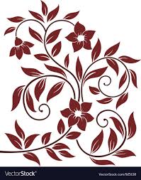 Decorative Floral Background Vector Image On Vectorstock In 2020 Floral Background Floral Background
