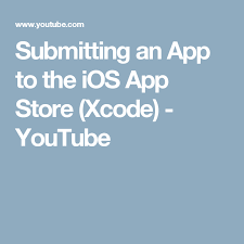 Submitting An App To The Ios App Store Xcode Youtube Ios App App App Store
