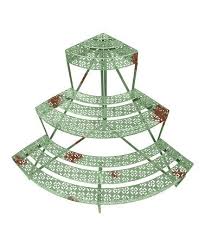 Green Industrial Heritage Quarter Round Etagere Zulily Zulilyfinds Outdoor Metal Plant Stands Fallen Fruits Plant Stand Indoor
