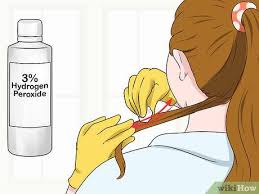 How To Bleach Your Hair With Hydrogen Peroxide Bleaching Your Hair Hydrogen Peroxide Hair Peroxide Hair