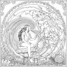 Coloring page abstract pattern maze of ornaments psychedelic. Pin On Coloring