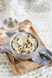 Risotto De Champignons Et Fromage Pour Tartiflette Chefnini Recette Tartiflette Risotto Champignons Risotto