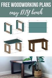 Banc De Bricolage Facile Pour Petite Entree Avec Plans Gratuits Fabrication De Manzanita In 2020 Diy Entryway Bench Wood Bench Plans Diy Furniture Projects