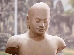 King Jayavarman VII the 2nd great king of Khmer Empire who built the Bayon  Temple in Angkor Thom, Siem Reap province. He was amongst a thousand  princes who live in the Khmer