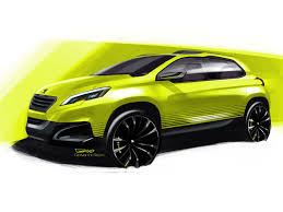 Peugeot 2008 Concept Design Sketch Car Body Design Peugeot 2008 Concept Car Design Motorcycle Design