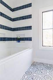 White walls and ceiling, black sink cabinet (or leave white) and granite with white/gray/blacks. Tile Combinations