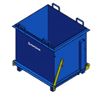 DB Series Drop Bottom Bins - Forklift Attachments