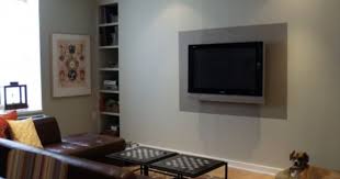 Color Block Around Flat Panel Tv Home Decor New Room Living Room Decor