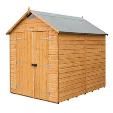 Everyone has clutter lying around their home that at one time they couldn't wait to purchase. Bosmere 6 Ft W X 8 Ft D Wood Secure Storage Shed A053 The Home Depot