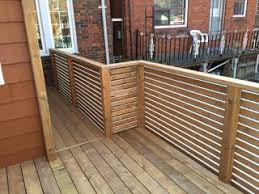 White wood lattice deck railing Horizontal Deck Railing Modern Deck Toronto By Zebra Deck Houzz