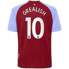In the interview, grealish was asked about the impact of becoming his boyhood clubs captain has had on. Herren Fussball Jack Grealish 10 Heimtrikot Rot Blau Trikot 2020 21 Hemd
