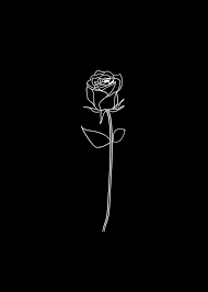 Black Rose Art Print By Pulse Of Art X Small Romantic Drawing Rose Wall Art Flower Drawing