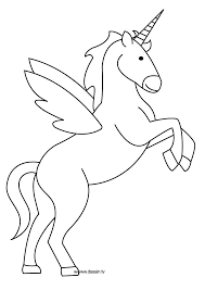 Coloring Unicorn Malvorlage Einhorn Einhorn Zeichnen Malvorlagen Pferde