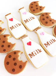 Milk And Cookies 1 Dozen Milk Bottle And Chocolate Chip Cookies Milk N Cookies Milk Cookies Fancy Cookies