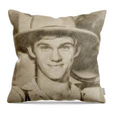 Richard Thomas, John Boy from The Waltons Throw Pillow by Esoterica Art  Agency