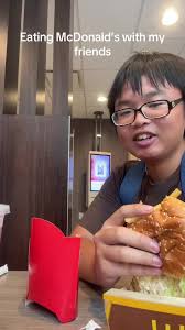 Eating Big Mac and Fries