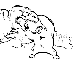 Triceratops is a herbivorous dinosaur. King Kong Open Dinosaur Mouth Wide Coloring Pages Bulk Color