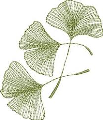 This cross stitch pattern is designed for 14ct black aida but you are welcome to use it on other sizes as well. Ginkgo Leaves Designs For Embroidery Machines Embroiderydesigns Com