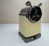 Table Pencil Sharpener Metal Plastic Vintage Decorative Rare SPR 164  Collectible | eBay