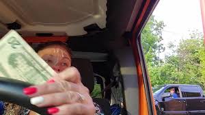 CUM FACIAL CHALLENGE -Public drive through clip !!!