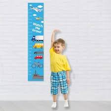Details About Personalised Height Growth Chart Planes Trucks Cars Fun Boys Gift Idea For Kids