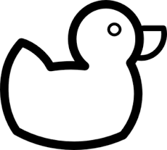 Black And White Graphics For Babies Black And White Baby Graphics Black White Duck Clip Art Vector Clip Art Online Royalty Free Clip Art Duck Outline Online Art