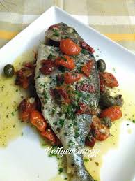 Con questa ricetta le parole d'ordine sono: Orata Alla Mediterranea Con Pomodorini E Olive Ketty Cucino Oggi