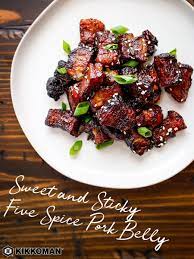 Sweet And Sticky Five Spice Pork Belly Recipe Pork Belly Pork Belly Recipes Fried Pork Belly Recipe