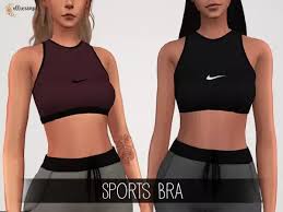 Find on snailrow some custom content for sims 4,100% made by me. Elliesimple Sports Bra The Sims 4 Download Simsdom Sims 4 Mods Clothes Sims 4 Sims 4 Dresses