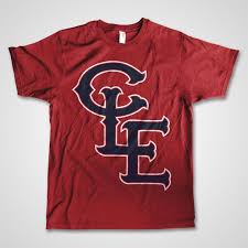 Cle Tribe Overlapping C L E Letter Design In Cleveland Indians Baseball Colors Cleveland Indians Baseball E Letter Design Cle