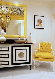 This jubilant collection bridges the gap between traditional and modern by bringing minimalist design to meet rich metallics and ornate details. Hollywood Regency Bathroom Ideas Houzz