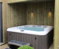 A deck at ground level is the simplest to construct. Guide To A Hot Tub For Your Static Caravan Or Lodge Leisuredays News