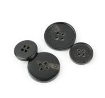 Custom 4 Holes Black Real Horn Bone Blanks Buffalo Horn Button