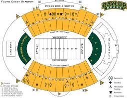 Actual Baylor University Football Stadium Seating Chart 2019