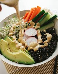 Black Rice Sushi Bowl Dynamite Sauce The Simple Veganista Whole Food Recipes Clean Eating Food