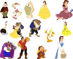 Several of beauty and the beast's main characters. Beauty And The Beast Clock Name Supermommyrecipes