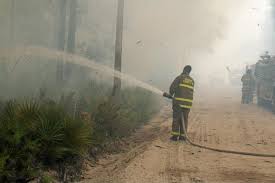 Bulloch and Statesboro firefighters volunteer to help with the Waycross  wildfire