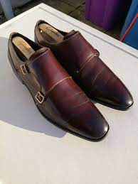 Buy men's monk strap buckle shoes online! John White Mens Tan Frampton Double Monk Tan 7 For Sale Ebay