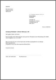 Mit dieser vorlage können sie schnell und unkompliziert ihren vermieter über die kündigung ihres. Kundigung Fur Mietvertrag Kostenlos Online Als Pdf Erstellen